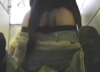 He is steal to let this beast bang his booty