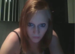 Pale-skinned girl orgasms after dog licks her